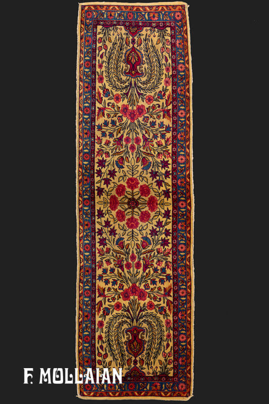 Tapis Persan Antique Kashan Dabir n°:12269332